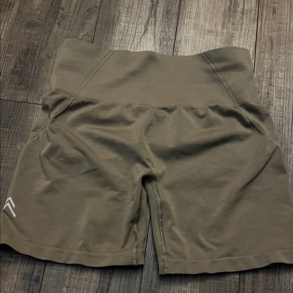 Oner Active Olive High-Rise Performance Shorts
